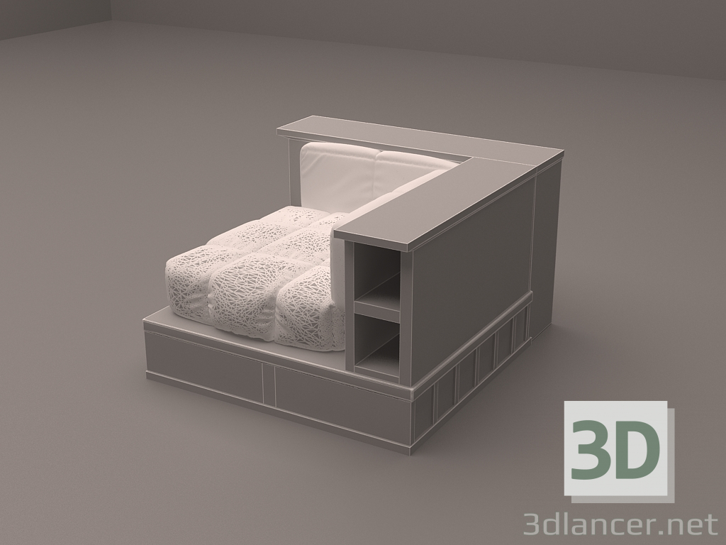 3d Furniture set model buy - render