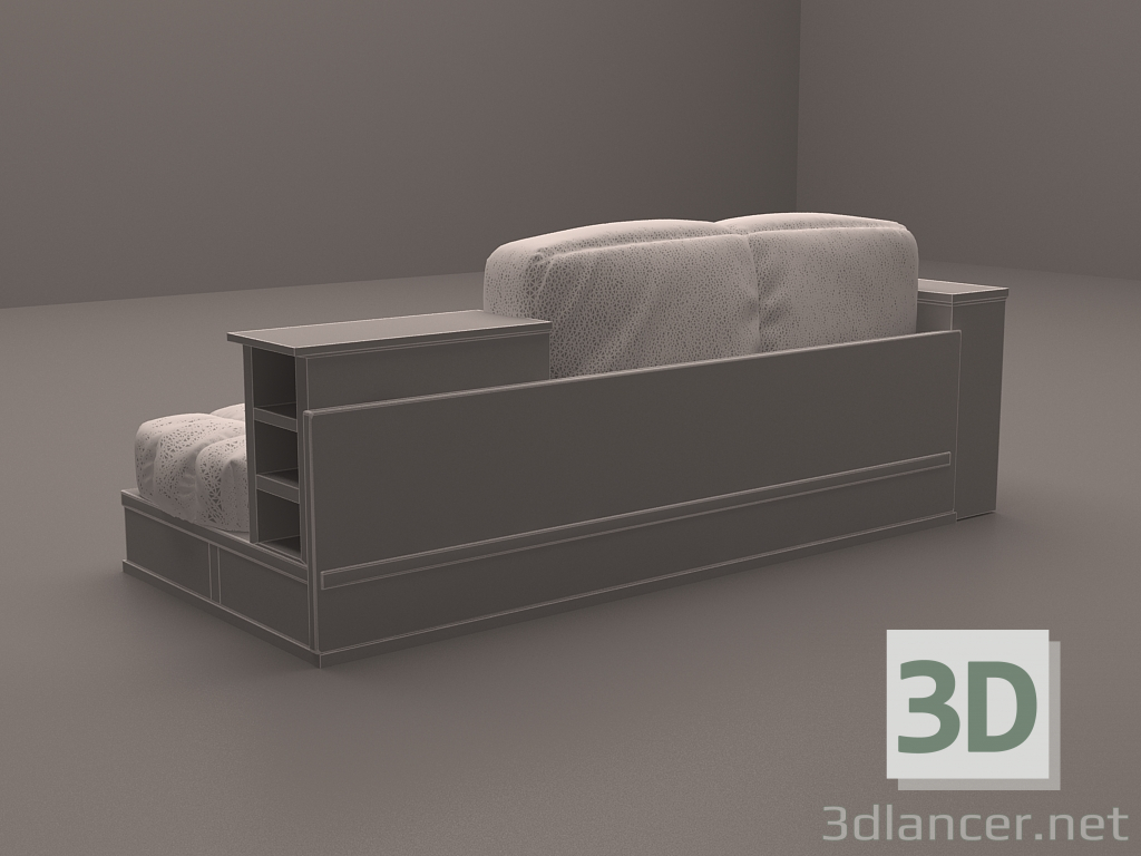 Sistema de los muebles 3D modelo Compro - render