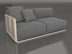 Seção 1 do módulo do sofá à esquerda (areia)