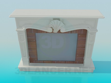 modèle 3D Cheminée - preview