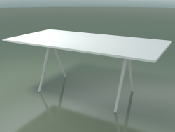 Rectangular table 5411 (H 74 - 99x200 cm, laminate Fenix F01, V12)