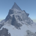 3D Kar kayalıklarla modeli satın - render