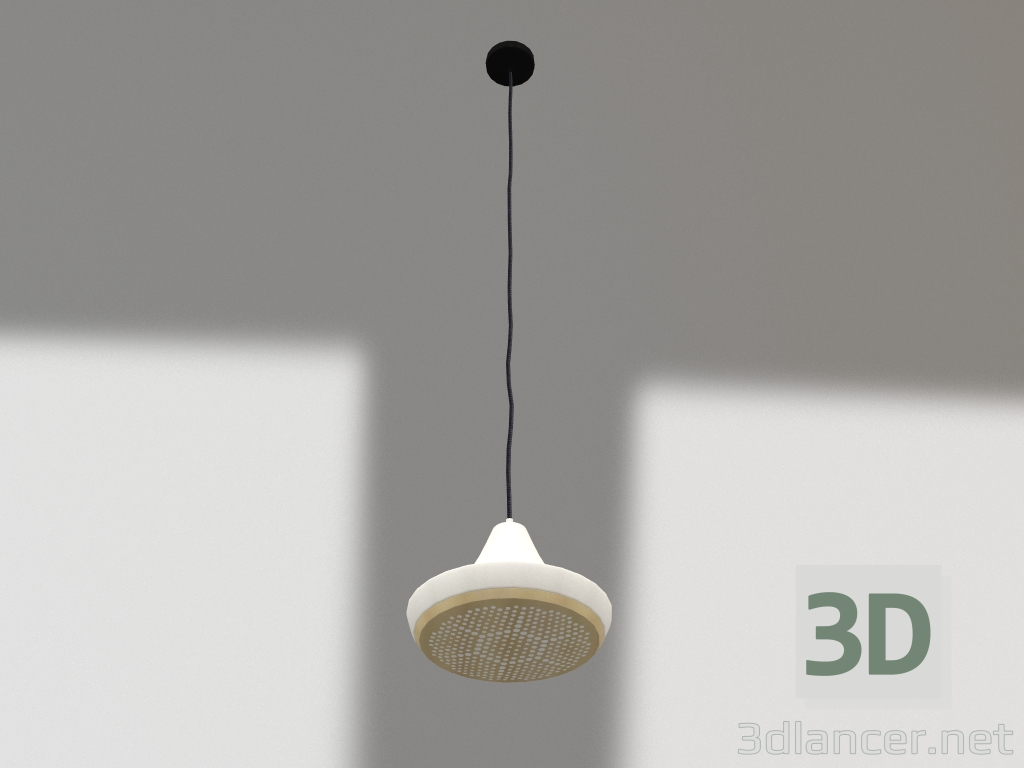 modello 3D Lampada a sospensione Gringo (Bianco) - anteprima