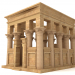 3 डी फिलै ट्रोजन कियोस्क का मिस्र का मंदिर मॉडल खरीद - रेंडर