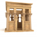 3d Киоск египетский храм Филе Траяна модель купить - ракурс