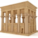 Ägyptischer Tempel von Philae Trajan Kiosk 3D-Modell kaufen - Rendern