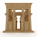 3d Єгипетський храм Філа Траяна Кіоска модель купити - зображення