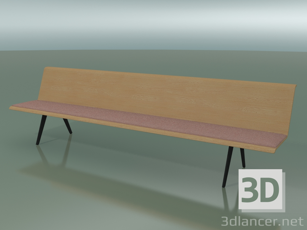 3D Modell Zentralmodul Essen 4614 (L 300 cm, Eicheneffekt) - Vorschau