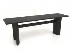 Table à manger DT 05 (2200x600x750, bois noir)