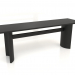 3d model Dining table DT 05 (2200x600x750, wood black) - preview