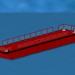 3d model Barge - preview
