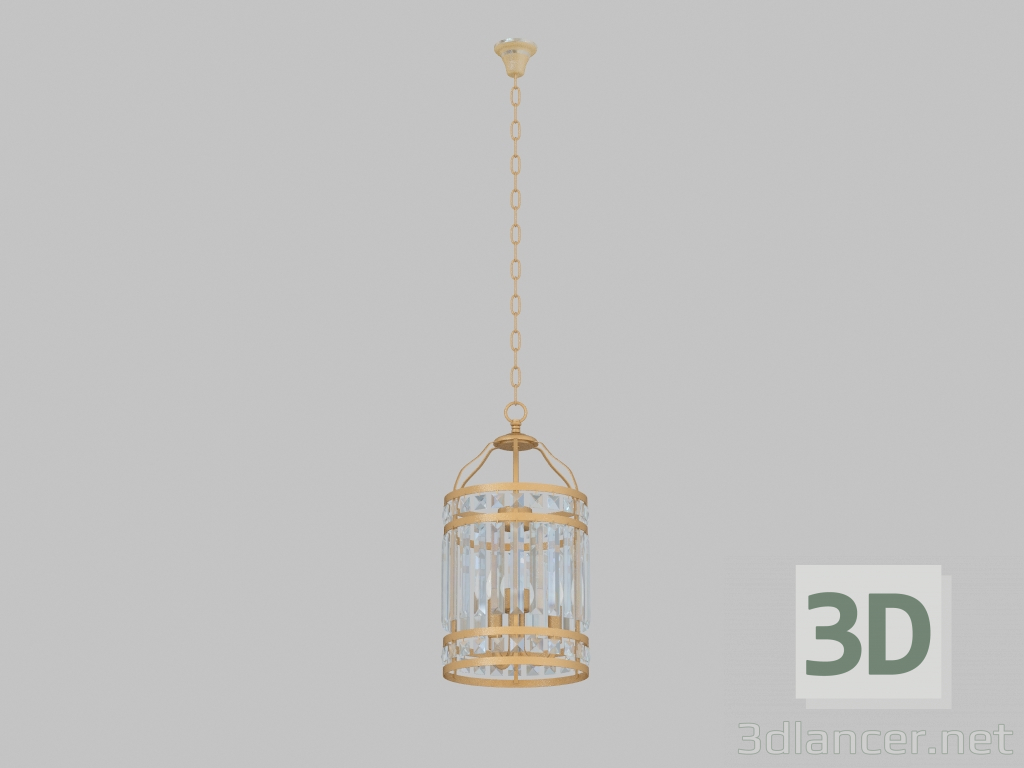 modello 3D Antico lampadario (1085-3P) - anteprima