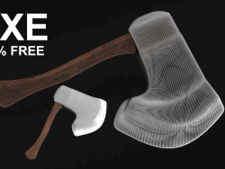 AXE Model with texture
