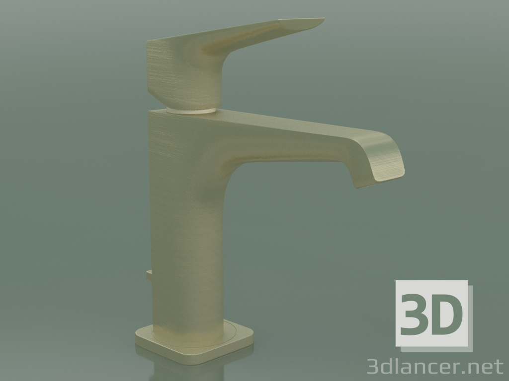 3D modeli Tek kollu lavabo bataryası 130 (36110250, Brushed Gold Optic) - önizleme