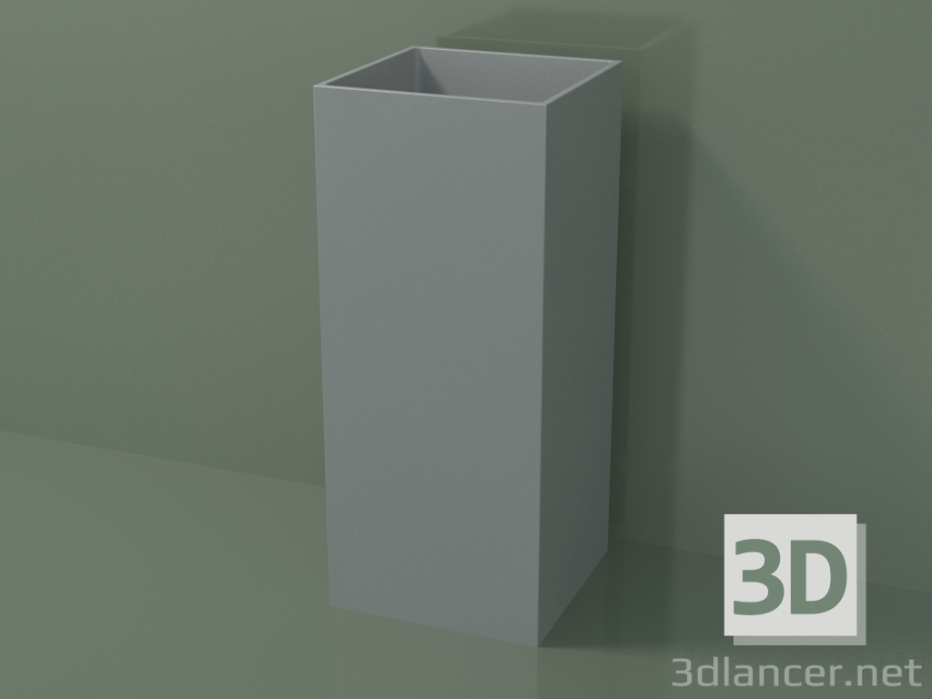 3d model Floor-standing washbasin (03UN16101, Silver Gray C35, L 36, P 36, H 85 cm) - preview