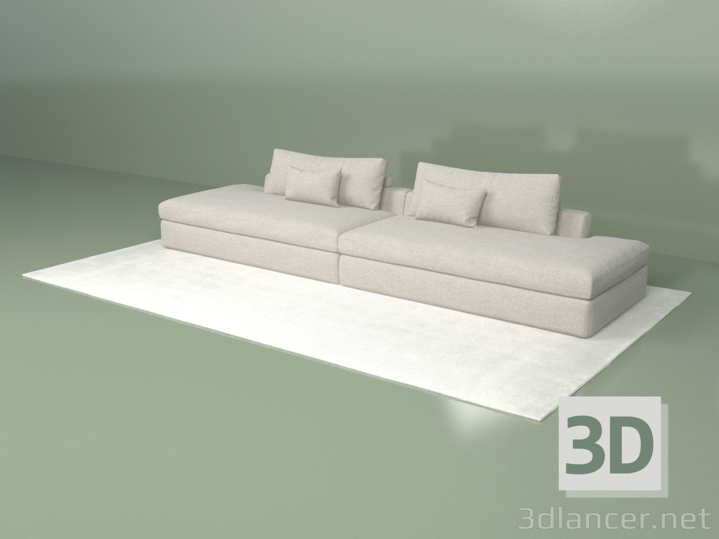 3D Modell Sofaplatz C - Vorschau