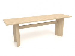 Tavolo da pranzo DT 05 (2200x600x750, legno bianco)