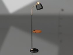 Floor lamp Arden black, copper (07023)