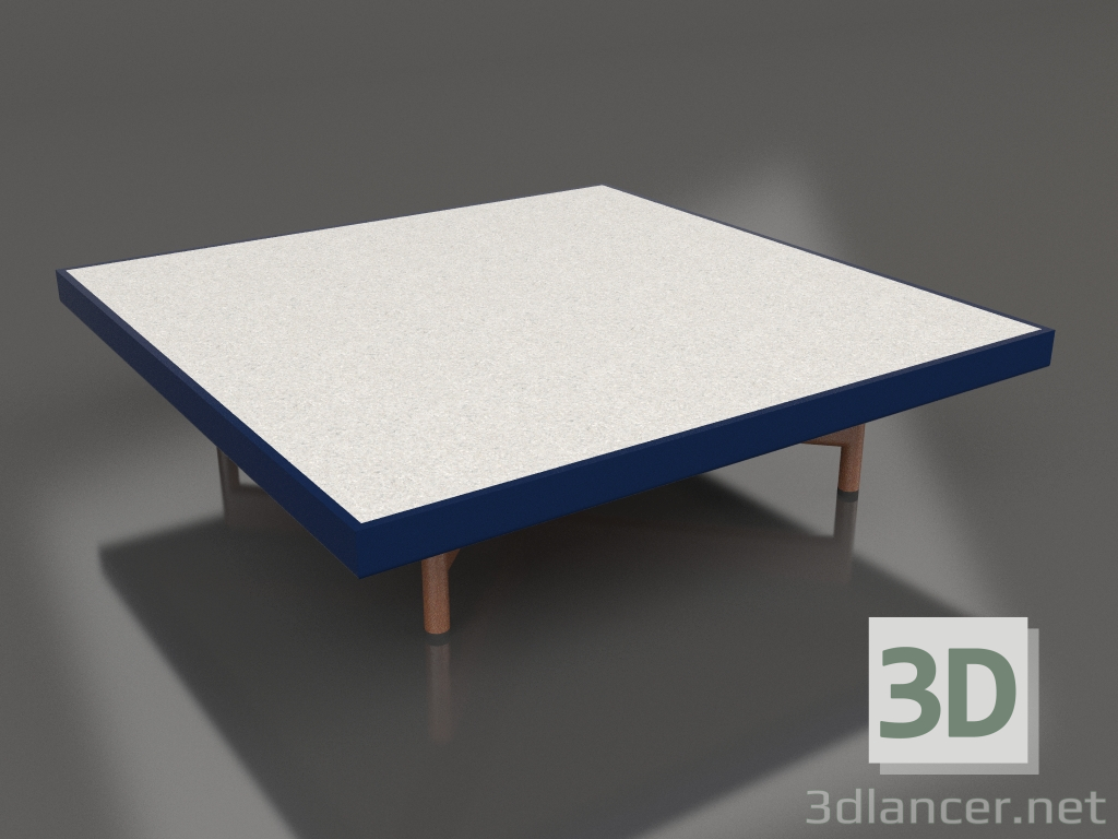modèle 3D Table basse carrée (Bleu nuit, DEKTON Sirocco) - preview