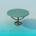 3D modeli Cafe masa - önizleme