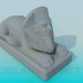3d model Sphinx - preview