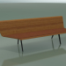 3d model Angle module Eating 4603 (L 240 cm, 90 ° right, Teak effect) - preview