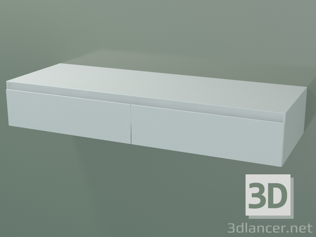 modèle 3D Tiroir (L 144, P 50, H 24 cm) - preview