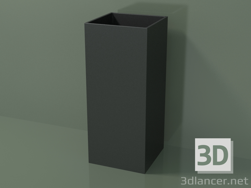 3d model Floor-standing washbasin (03UN16101, Deep Nocturne C38, L 36, P 36, H 85 cm) - preview