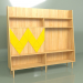3d model Wall Woo Wall (amarillo-mostaza) - vista previa