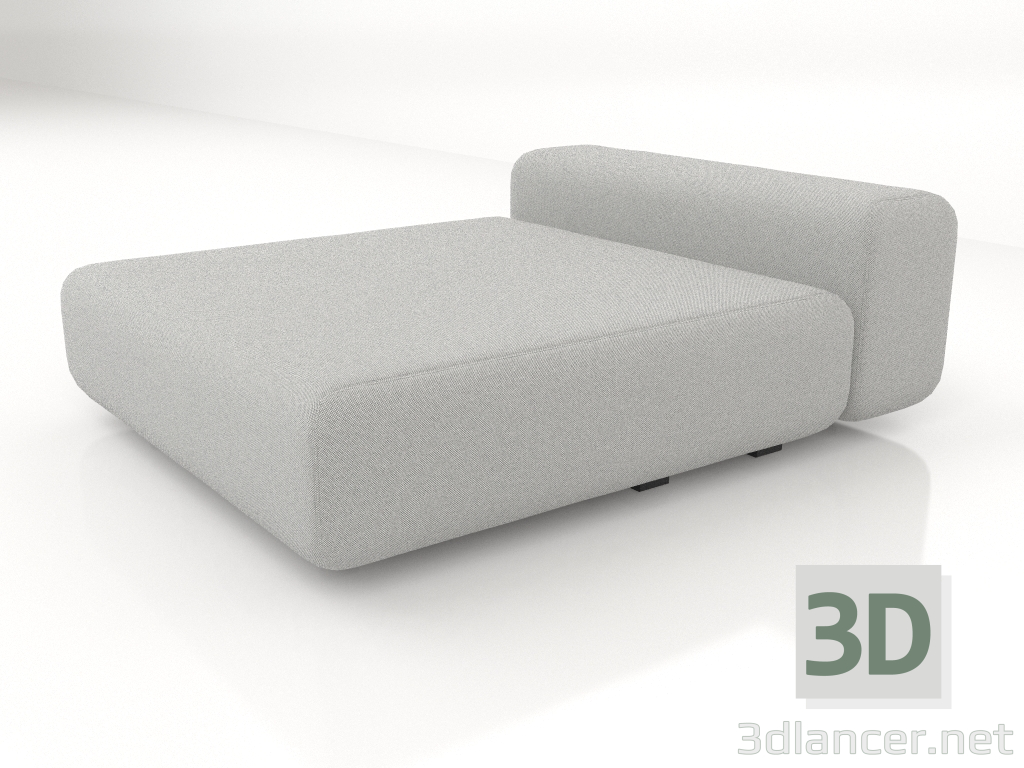 3d model Chaise longue-bed 130 - preview