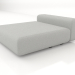 modello 3D Chaise longue letto 130 - anteprima