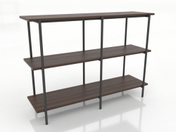 Rack 3 1200X350X860 mm (nogal oscuro)