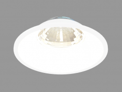 luminaria empotrada LED (DL18412 11WW-R White)