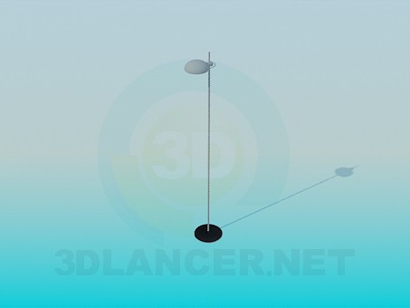 3d модель Плитка лампа – превью