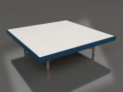Square coffee table (Grey blue, DEKTON Sirocco)