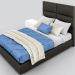 3d Кровать "Рига" модель купить - ракурс