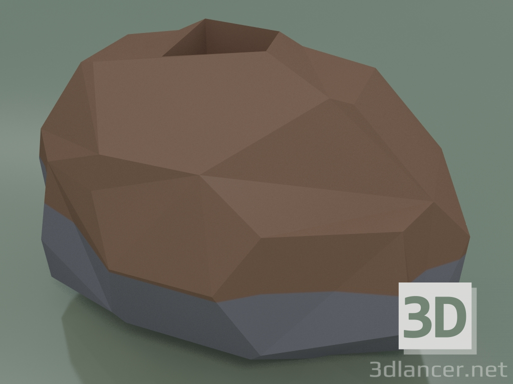 3D modeli Vazo Sface Q321 (Kahverengi-Gri) - önizleme