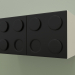 3d model Estante de pared horizontal para niños (negro) - vista previa