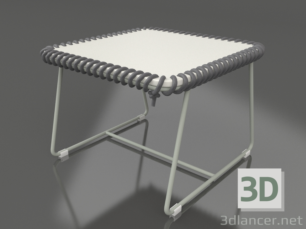 modello 3D Tavolino (Grigio cemento) - anteprima