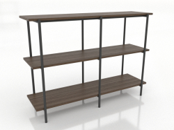 Ripiano 3 1200X350X860 mm (noce frassino alleggerito)