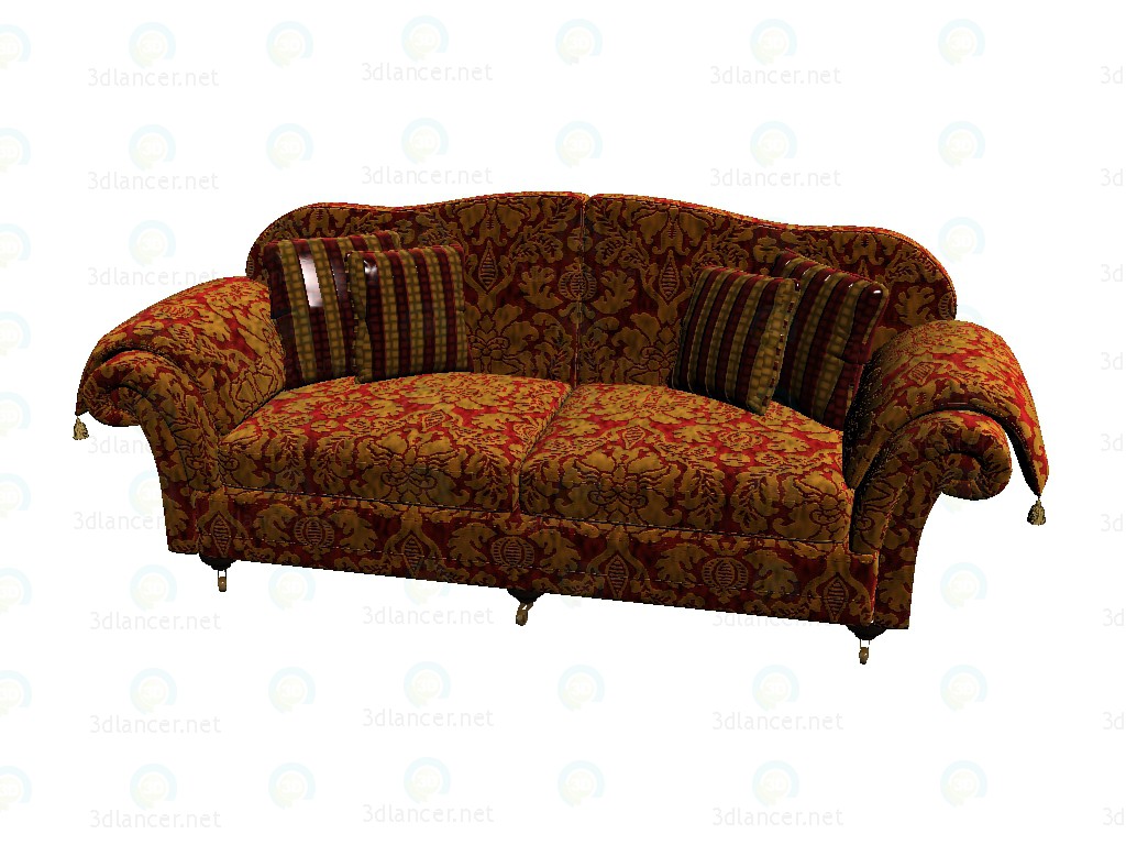 3d модель Коріна диван 2 – превью