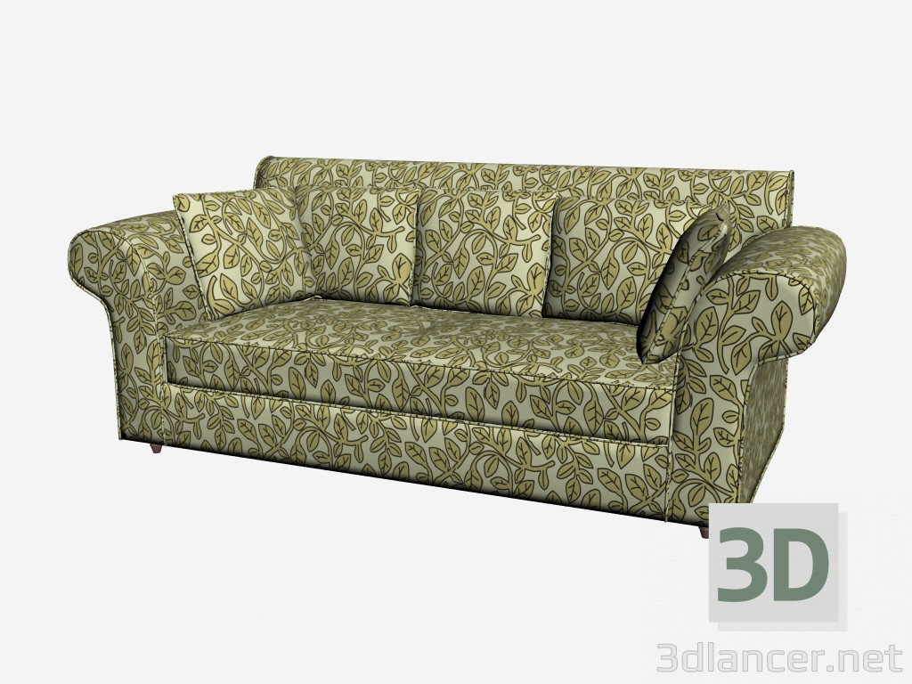 3d модель Двомісний диван Веніз – превью