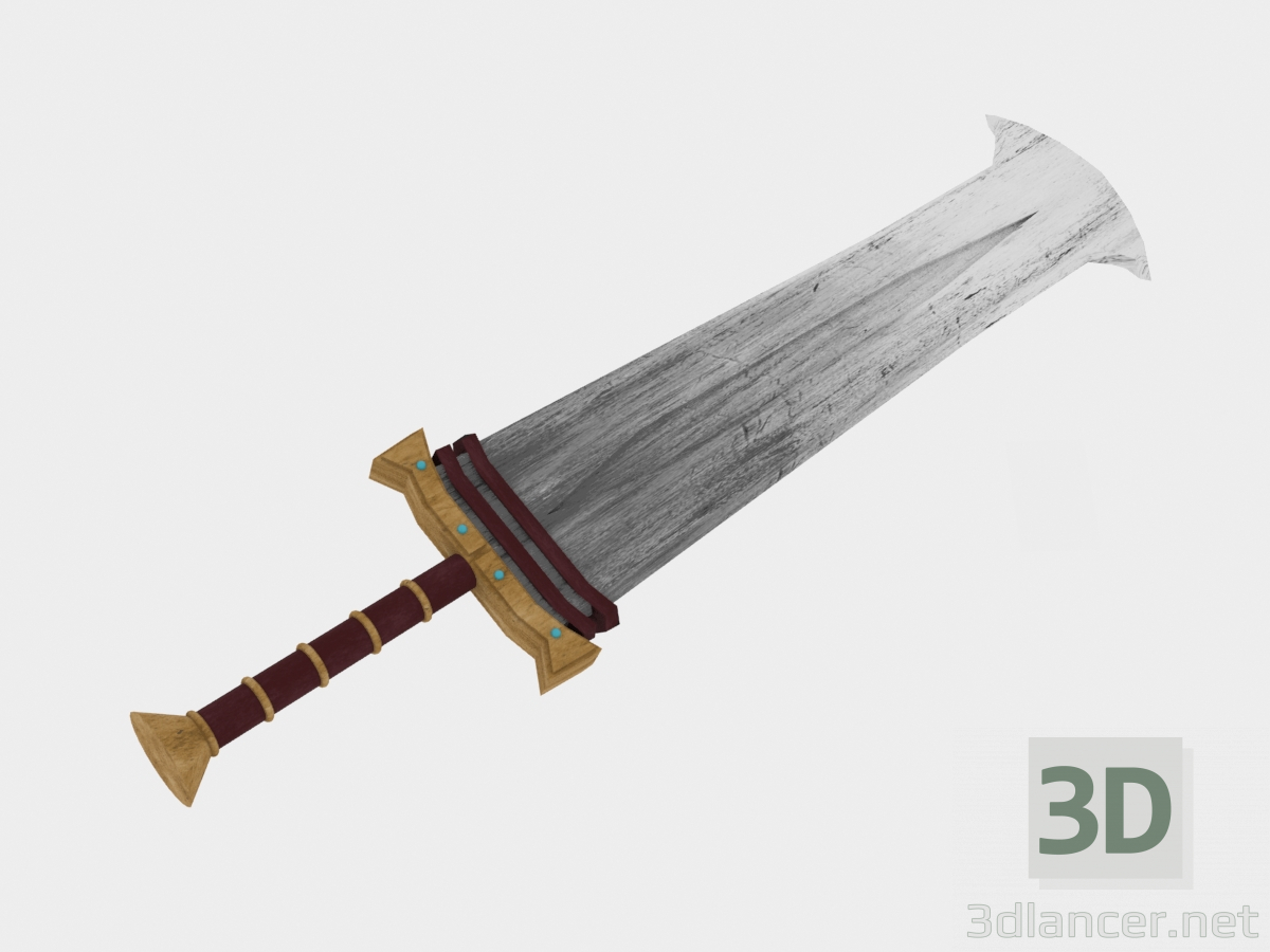 Modelo 3d Espada do assassino de animais - preview