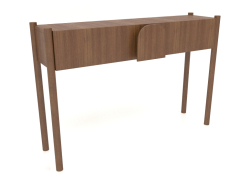 Table console KT 02 (1200x300x800, bois brun clair)