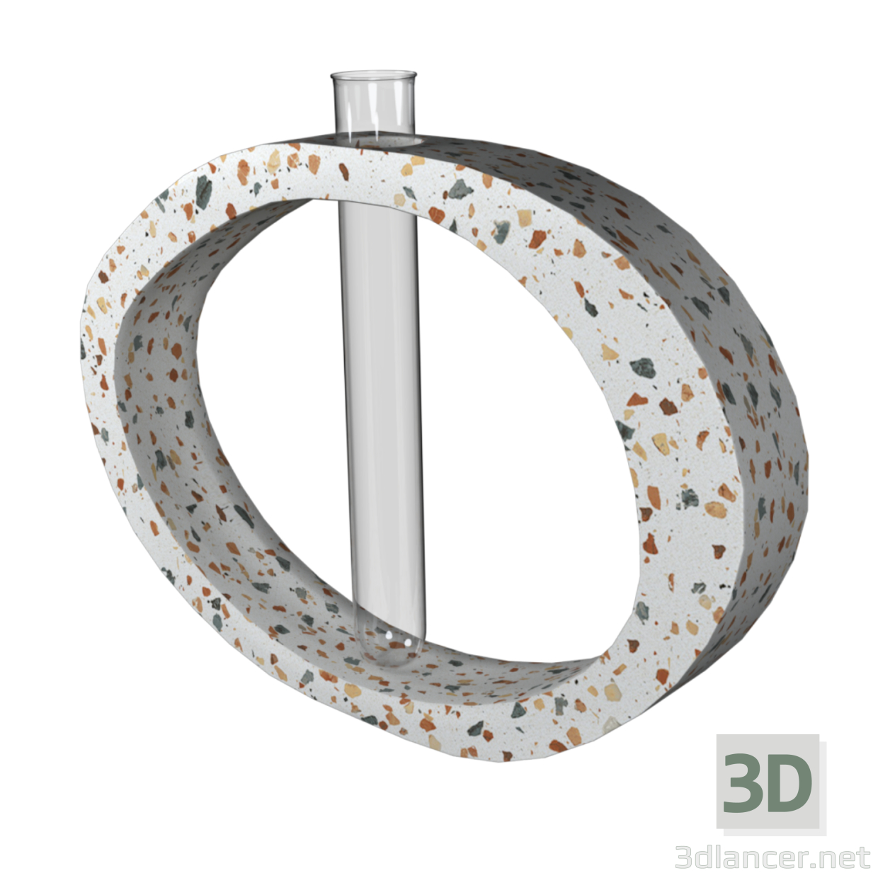 modello 3D di Vaso-fiaschetta in una rastrelliera comprare - rendering