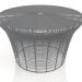 3d model Low stool (Anthracite) - preview