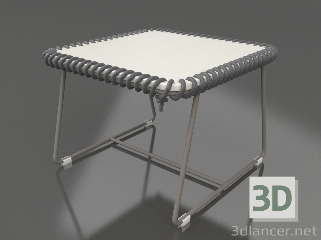 modello 3D Tavolino (Grigio quarzo) - anteprima