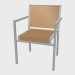 3D Modell Sessel Mittagessen Syntetic Fiber Dining Armchair stapelbarer 1221 - Vorschau