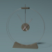 modèle 3D de Horloge de table dans un style minimaliste acheter - rendu