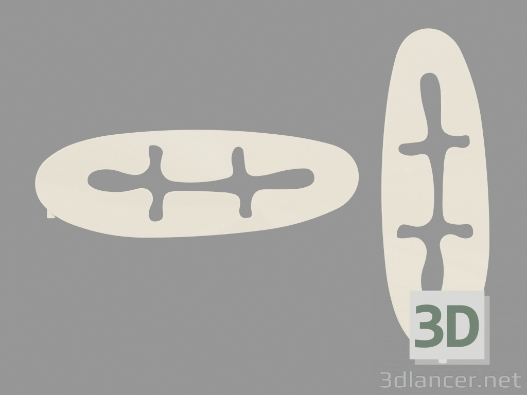 modèle 3D Radiateur Jungle plat - preview